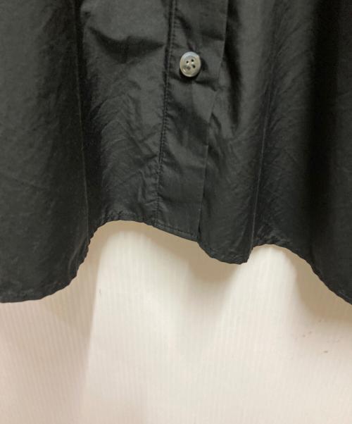 theory（セオリー）theory (セオリー) Soft Lawn Short Sleeve Cuff Shirt ブラック サイズ:Mの古着・服飾アイテム