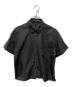 theory（セオリー）の古着「Soft Lawn Short Sleeve Cuff Shirt」｜ブラック