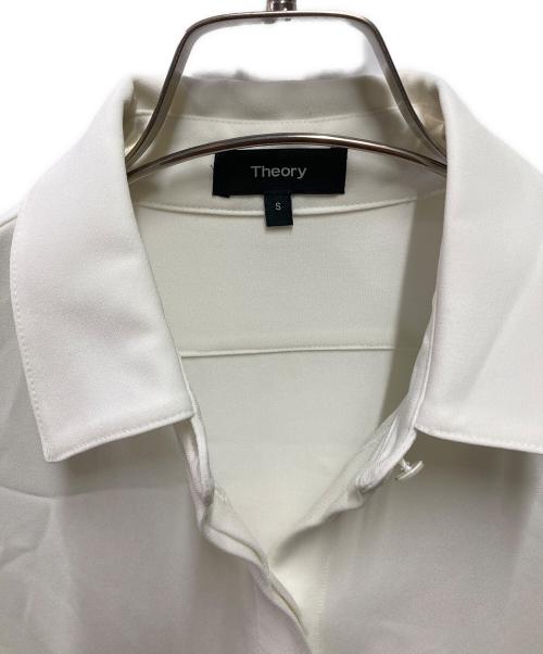 theory（セオリー）theory (セオリー) 長袖シャツ ホワイト サイズ:Ｓの古着・服飾アイテム