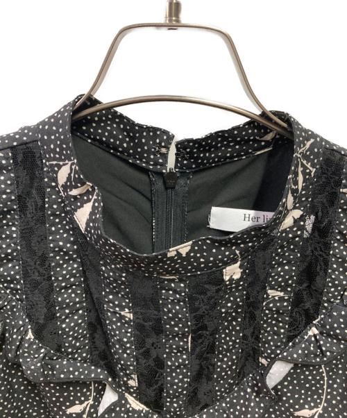 HER LIP TO（ハーリップトゥ）HER LIP TO (ハーリップトゥ) ワンピース ブラック サイズ:Ｓの古着・服飾アイテム