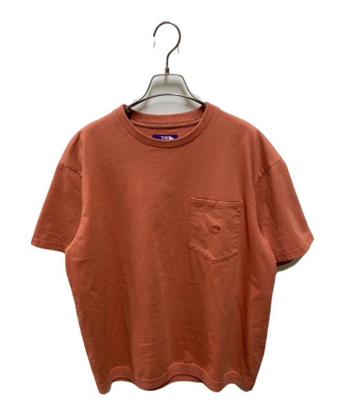 THE NORTHFACE PURPLELABEL（ザ・ノースフェイス パープルレーベル）THE NORTHFACE PURPLELABEL (ザ・ノースフェイス パープルレーベル) Tシャツ オレンジ サイズ:Ｍの古着・服飾アイテム