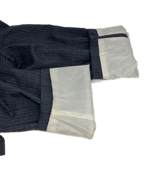 MAISON SPECIAL（メゾンスペシャル）MAISON SPECIAL (メゾンスペシャル) セットアップストライプジャケット グレー サイズ:38の古着・服飾アイテム
