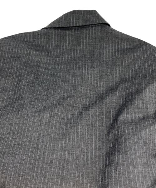 MAISON SPECIAL（メゾンスペシャル）MAISON SPECIAL (メゾンスペシャル) セットアップストライプジャケット グレー サイズ:38の古着・服飾アイテム
