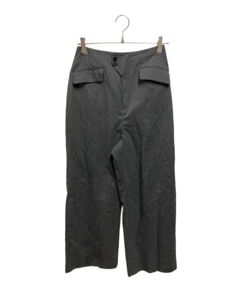 MAISON SPECIAL（メゾンスペシャル）MAISON SPECIAL (メゾンスペシャル) セットアップストライプジャケット グレー サイズ:38の古着・服飾アイテム