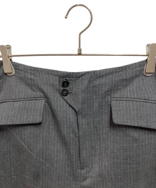 MAISON SPECIAL（メゾンスペシャル）MAISON SPECIAL (メゾンスペシャル) セットアップストライプジャケット グレー サイズ:38の古着・服飾アイテム