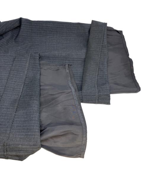 MAISON SPECIAL（メゾンスペシャル）MAISON SPECIAL (メゾンスペシャル) セットアップストライプジャケット グレー サイズ:38の古着・服飾アイテム