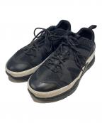 BURBERRYバーバリー）の古着「メッシュヌバックユニオンスニーカー」｜ブラック