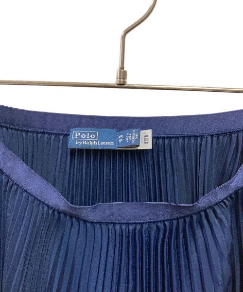 POLO RALPH LAUREN（ポロ・ラルフローレン）POLO RALPH LAUREN (ポロ・ラルフローレン) プリーツスカート ネイビー サイズ:ＸＳの古着・服飾アイテム