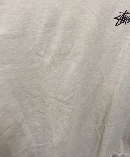 stussy（ステューシー）stussy (ステューシー) 90's スカルプリントTシャツ ホワイト サイズ:Lの古着・服飾アイテム