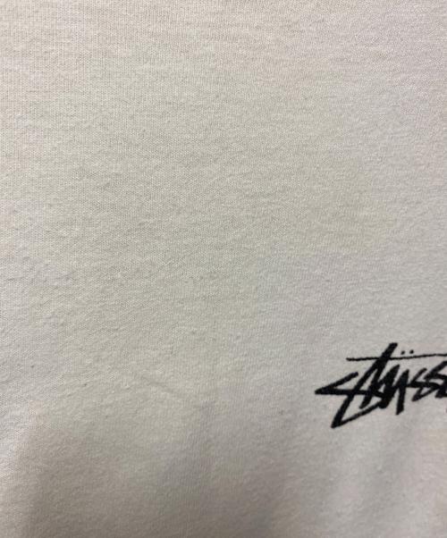 stussy（ステューシー）stussy (ステューシー) 90's スカルプリントTシャツ ホワイト サイズ:Lの古着・服飾アイテム
