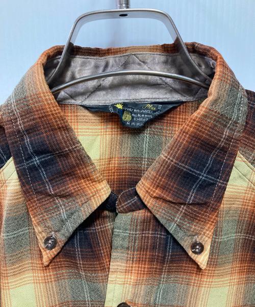 PENNEYS（ペニーズ）PENNEYS (ペニーズ) 70's BD SHIRT ブラウン サイズ:Mの古着・服飾アイテム