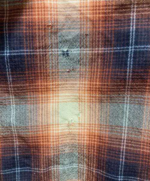 PENNEYS（ペニーズ）PENNEYS (ペニーズ) 70's BD SHIRT ブラウン サイズ:Mの古着・服飾アイテム