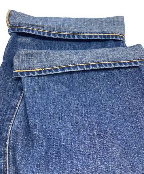 BABY MiLO（ベビーマイロ）BABY MiLO (ベビーマイロ) フェイスペイントデニムパンツ インディゴ サイズ:Ｌの古着・服飾アイテム