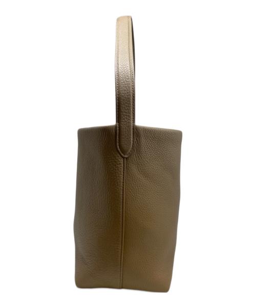 THE ROW（ザ ロウ）THE ROW (ザ ロウ) Small N/S Park レザートートバッグ ベージュの古着・服飾アイテム