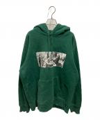 SUPREMEシュプリーム）の古着「18AW Mike Kelley Franklin Signing Hooded Sweatshirt」｜グリーン