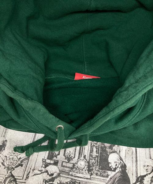 SUPREME（シュプリーム）SUPREME (シュプリーム) 18AW Mike Kelley Franklin Signing Hooded Sweatshirt グリーン サイズ:XLの古着・服飾アイテム