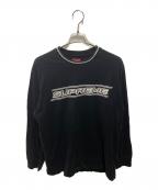 SUPREMEシュプリーム）の古着「Bevel L/S TOP」｜ブラック
