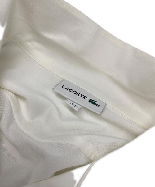 LACOSTE（ラコステ）LACOSTE (ラコステ) COOLMAXカッターシャツ ホワイト サイズ:Sの古着・服飾アイテム