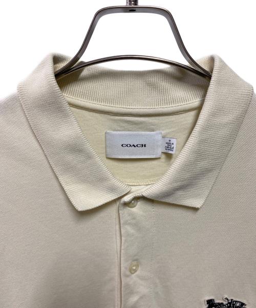 COACH（コーチ）COACH (コーチ) ホース アンド キャリッジ クラシック ポロ ベージュ サイズ:Ｍの古着・服飾アイテム