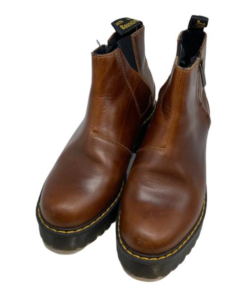 Dr.Martens（ドクターマーチン）Dr.Martens (ドクターマーチン) ROMETTYサイドジップブーツ ブラウン サイズ:UK5の古着・服飾アイテム