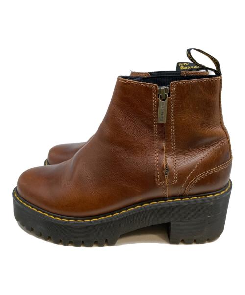 Dr.Martens（ドクターマーチン）Dr.Martens (ドクターマーチン) ROMETTYサイドジップブーツ ブラウン サイズ:UK5の古着・服飾アイテム