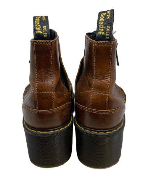 Dr.Martens（ドクターマーチン）Dr.Martens (ドクターマーチン) ROMETTYサイドジップブーツ ブラウン サイズ:UK5の古着・服飾アイテム