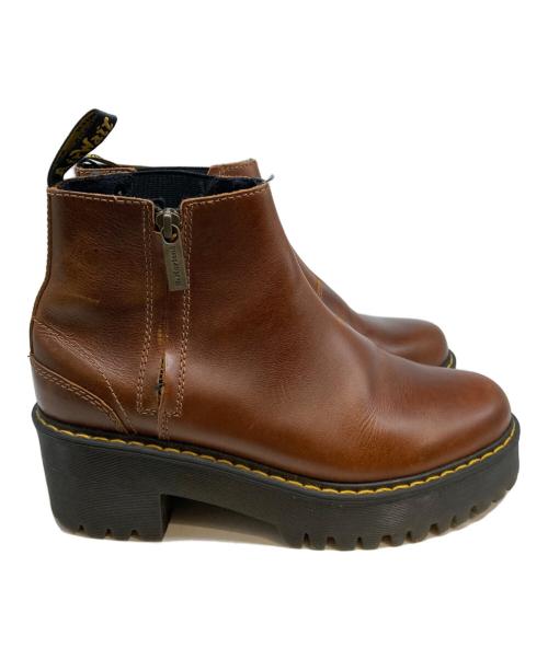 Dr.Martens（ドクターマーチン）Dr.Martens (ドクターマーチン) ROMETTYサイドジップブーツ ブラウン サイズ:UK5の古着・服飾アイテム