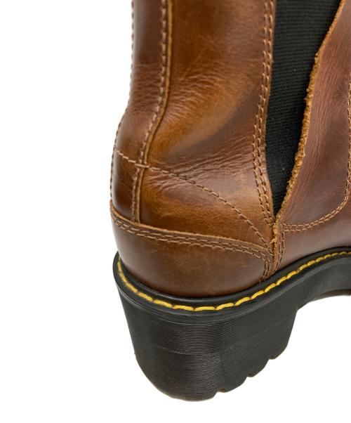 Dr.Martens（ドクターマーチン）Dr.Martens (ドクターマーチン) ROMETTYサイドジップブーツ ブラウン サイズ:UK5の古着・服飾アイテム