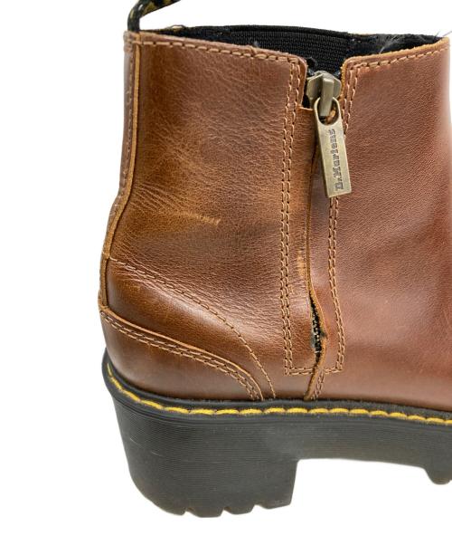 Dr.Martens（ドクターマーチン）Dr.Martens (ドクターマーチン) ROMETTYサイドジップブーツ ブラウン サイズ:UK5の古着・服飾アイテム