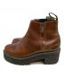 Dr.Martens (ドクターマーチン) ROMETTYサイドジップブーツ ブラウン サイズ:UK5：10000円