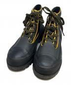 DIESELディーゼル）の古着「D-Hiko BT X ラバーブーツ」｜ブラック×イエロー