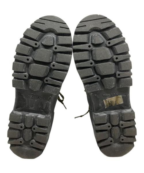 DIESEL（ディーゼル）DIESEL (ディーゼル) D-Hiko BT X ラバーブーツ ブラック×イエロー サイズ:28cmの古着・服飾アイテム