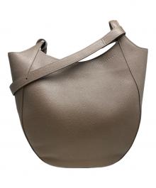LONGCHAMP（ロンシャン）の古着「ル フローネ L ホーボーバッグ」｜トープ