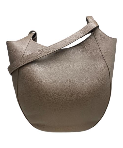 LONGCHAMP（ロンシャン）LONGCHAMP (ロンシャン) ル フローネ L ホーボーバッグ トープの古着・服飾アイテム