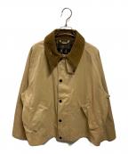 Barbourバブアー）の古着「TRANSPORT CASUAL ピーチスキンコットンジャケット」｜ベージュ