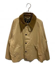 Barbour（バブアー）の古着「TRANSPORT CASUAL ピーチスキンコットンジャケット」｜ベージュ