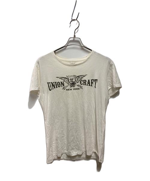RRL（ダブルアールエル）RRL (ダブルアールエル) プリントTシャツ ホワイト サイズ:Ｍの古着・服飾アイテム