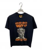 monstor timesモンストア タイムズ）の古着「MONSTOR GREETING TEE SHIRT SS」｜ブラック