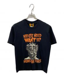 monstor times（モンストア タイムズ）の古着「MONSTOR GREETING TEE SHIRT SS」｜ブラック