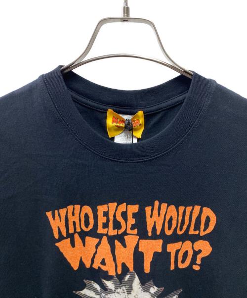 monstor times（モンストア タイムズ）monstor times (モンストア タイムズ) MONSTOR GREETING TEE SHIRT SS ブラック サイズ:Sの古着・服飾アイテム