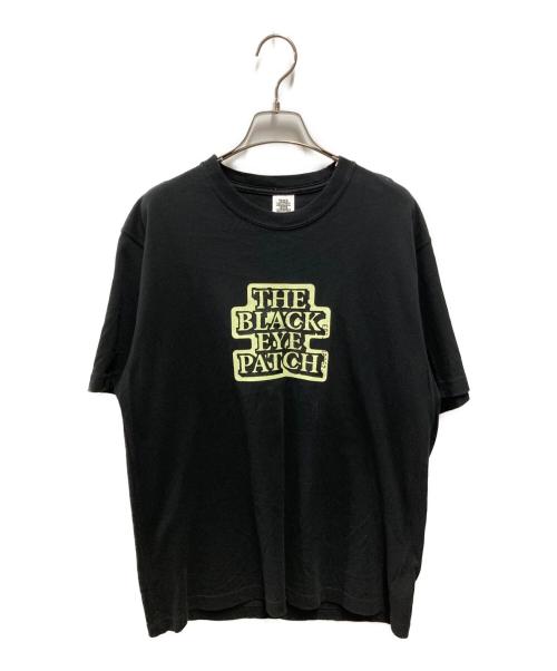 BlackEyePatch（ブラックアイパッチ）BlackEyePatch (ブラックアイパッチ) ロゴプリントTシャツ ブラック サイズ:Ｍの古着・服飾アイテム