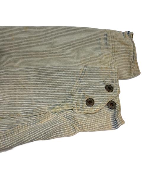 RRL（ダブルアールエル）RRL (ダブルアールエル) ヒッコリーワークジャケット インディゴ サイズ:Ｍの古着・服飾アイテム