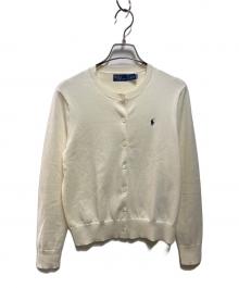 POLO RALPH LAUREN（ポロ・ラルフローレン）の古着「コットンブレンドカーディガン」｜アイボリー