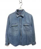 RED CARD×To b. by agnes b.レッドカード×トゥービー バイ アニエスベー）の古着「25SS デニムシャツ」｜インディゴ