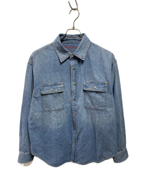 RED CARD（レッドカード）RED CARD (レッドカード) To b. by agnes b. (トゥービー バイ アニエスベー) 25SS デニムシャツ インディゴ サイズ:UNIの古着・服飾アイテム