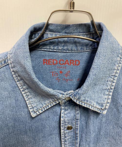 RED CARD（レッドカード）RED CARD (レッドカード) To b. by agnes b. (トゥービー バイ アニエスベー) 25SS デニムシャツ インディゴ サイズ:UNIの古着・服飾アイテム