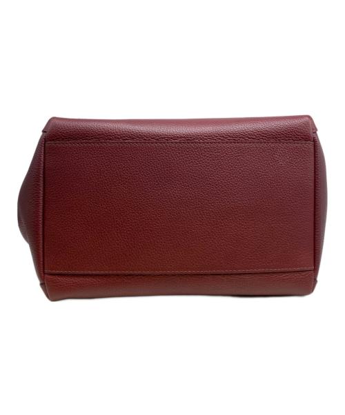 HIROFU（ヒロフ）HIROFU (ヒロフ) クオーレ レザートートバッグ S 2WAY レッドの古着・服飾アイテム