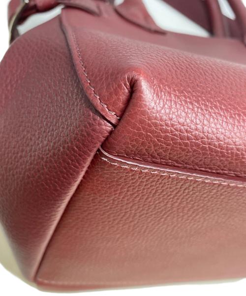 HIROFU（ヒロフ）HIROFU (ヒロフ) クオーレ レザートートバッグ S 2WAY レッドの古着・服飾アイテム