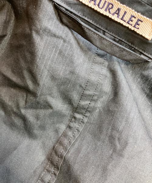 AURALEE（オーラリー）AURALEE (オーラリー) FINX SILK CHAMBRAY JKT ブラック サイズ:3の古着・服飾アイテム