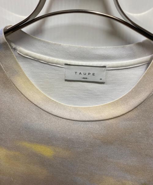 taupe（トープ）taupe (トープ) 転写プリントTシャツ ベージュ サイズ:2の古着・服飾アイテム